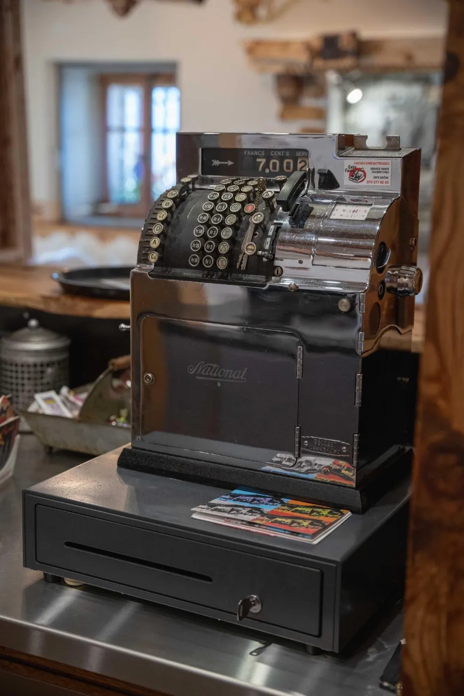 Caisse enregistreuse vintage National